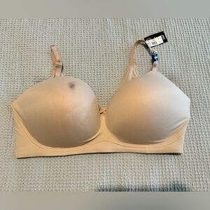 NEW Torrid Curve Wire Free Push Up Plunge Bra 44DDD Nude Pink NWT SEE PHOTOS